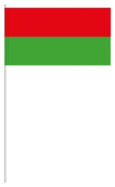 Farbe rot/grün (1 VE = 50 Stück) - Papierfahnen