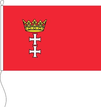 Danzig - Querformatflagge