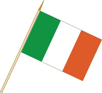 Irland - Stockfahnen (1 VE = 10 Stück) - Stockfahne