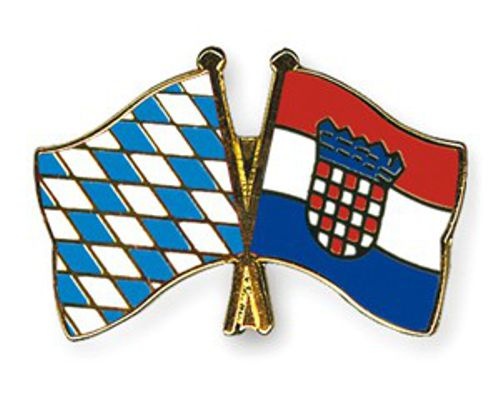 Bayern - Kroatien Anstecknadel