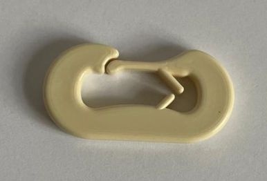 Haken H (Kunststoff, beige)