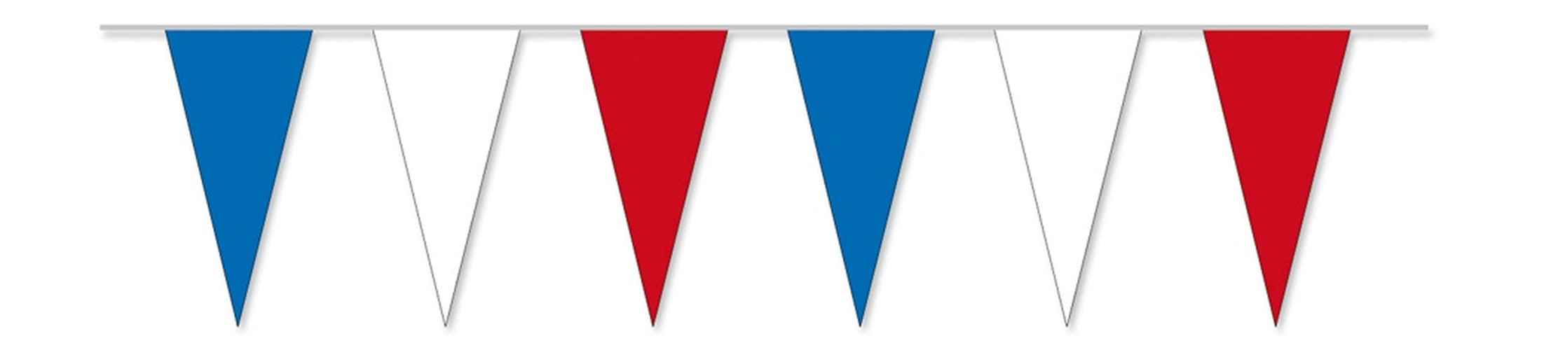 Wimpelkette blau/weiß/rot 10 m - WI