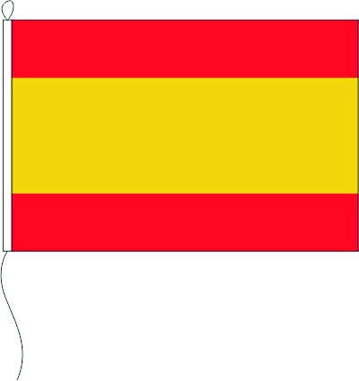 Spanien ohne Wappen - Handelsflagge - Tischflagge 15 x 10 cm