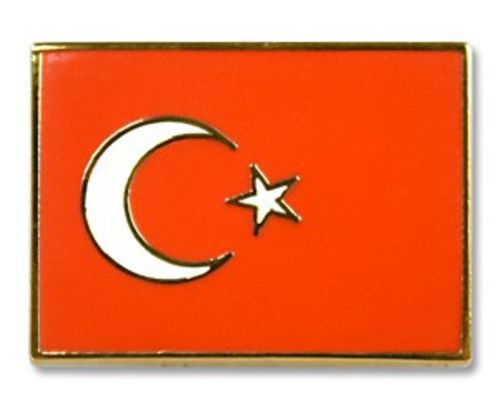 Türkei Anstecknadel rechteckig