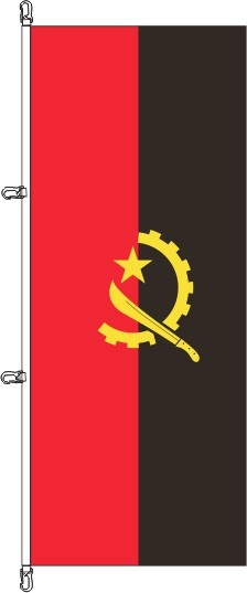 Angola - Hochformatflagge