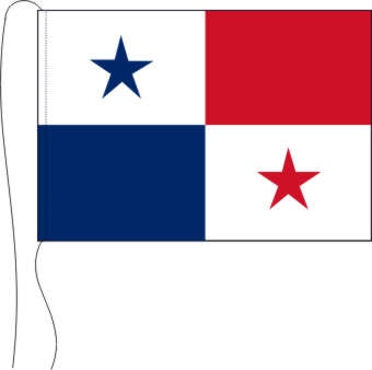 Panama - Tischflagge 25 x 15 cm