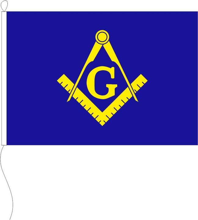 Freimaurer - Querformatflagge