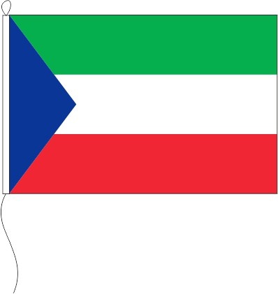 Äquatorial Guinea - Tischflagge 15 x 10 cm