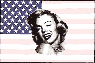USA mit Marylin Monroe - preiswerte Alternative: 150 x 90 cm
