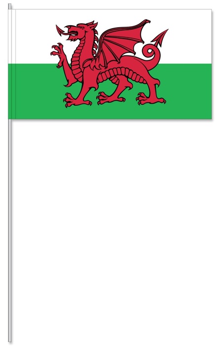 Wales (1 VE = 50 Stück) - Papierfahnen