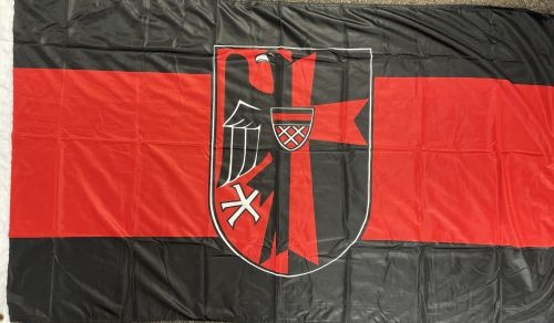 Sudetenland mit Wappen - Querformatflagge