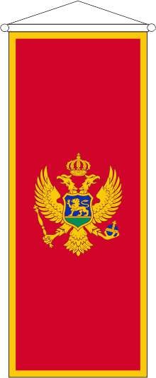 Montenegro - Bannerfahne