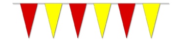 Wimpelkette rot/gelb 4 m - WI
