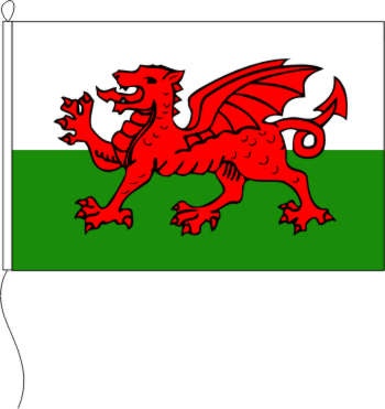 Wales - Querformatflagge