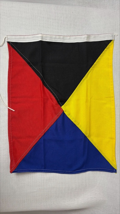 Signal Z (Zulu) - Signalflagge