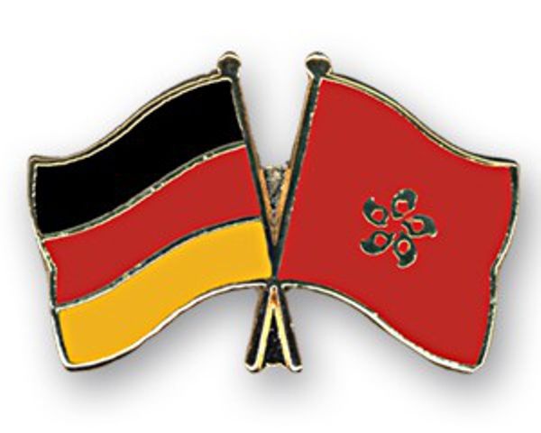 Deutschland - Hong Kong Anstecknadel