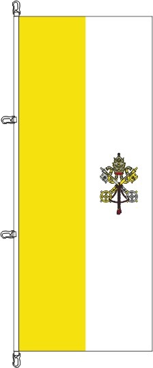 Vatikan - Hochformatflagge