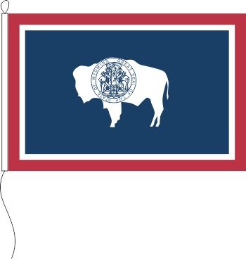 Wyoming (USA) - Querformatflagge