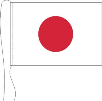 Japan - Tischflagge 25 x 15 cm