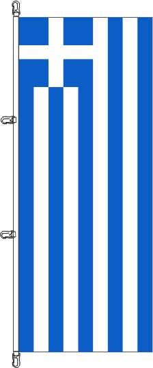 Griechenland - Hochformatflagge