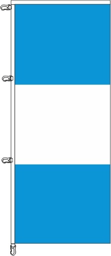Guatemala ohne Wappen - Auslegerflagge