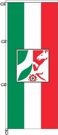 Nordrhein-Westfalen mit Zeichen ( Bürgerflagge) - Auslegerflagge