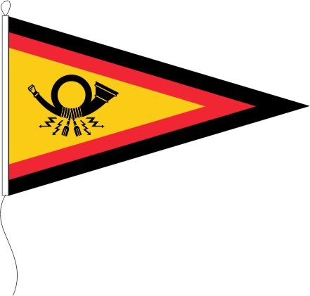 Postsignal für Seeschiffe - Querformatflagge