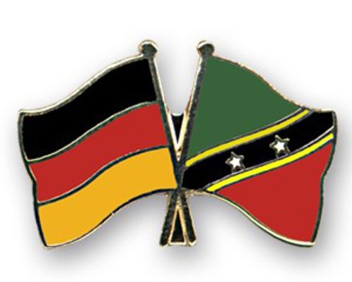 Deutschland - St. Kitts & Nevis Anstecknadel