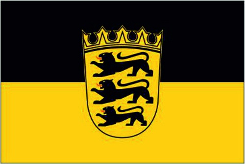 Baden-Württemberg - Autofahne