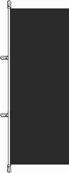 Trauerfahne schwarz - Hochformatflagge