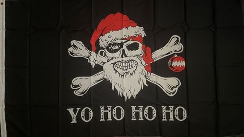 Pirat YOHOHOHO Weihnachten - preiswerte Alternative: 150 x 90 cm