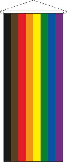 Alternative Regenbogen - Bannerfahne