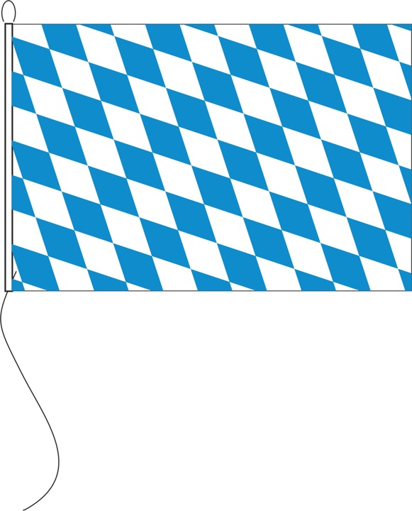 Bayern Raute ohne Wappen - Querformatflagge