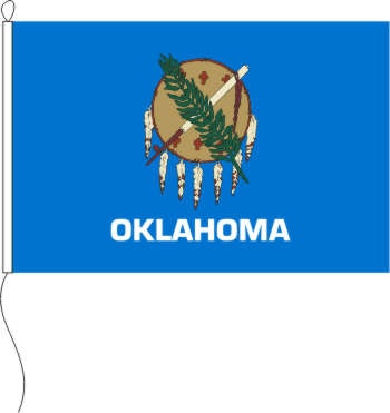 Oklahoma (USA) 120 x 80 cm - Querformatflagge