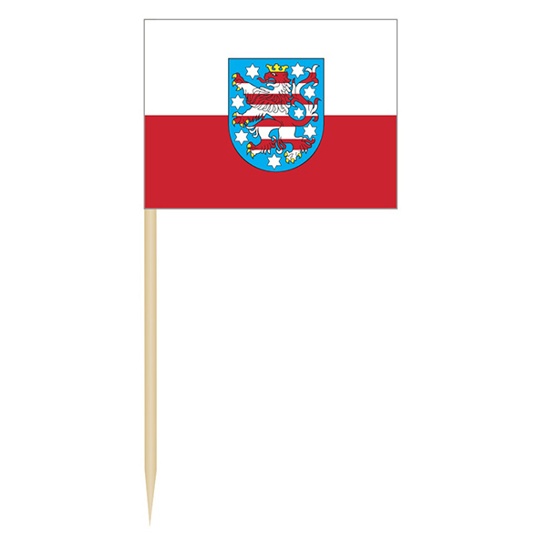 Thüringen mit Wappen (1 VE = 50 Stück) - Käsepicker