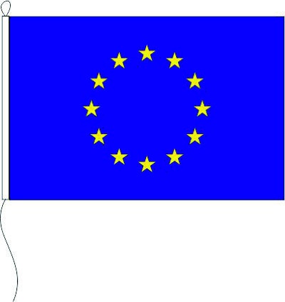 Europa - Tischflagge 15 x 10 cm