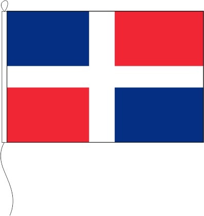 Dominikanische Republik - Querformatflagge