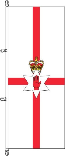 Nordirland - Hochformatflagge