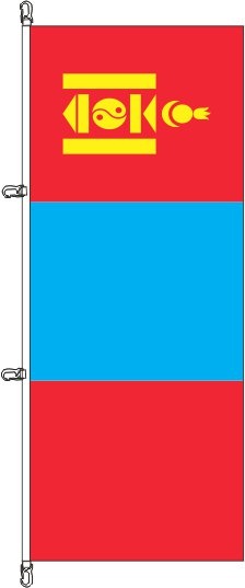 Mongolei - Hochformatflagge