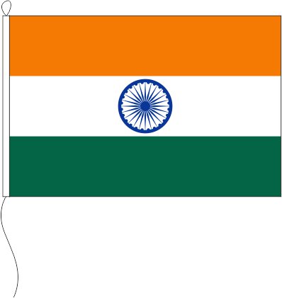Indien - Tischflagge 15 x 10 cm