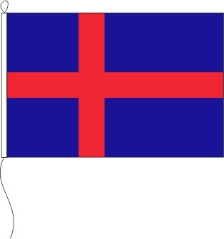 Oldenburg Land (Kreuz versetzt) - Querformatflagge
