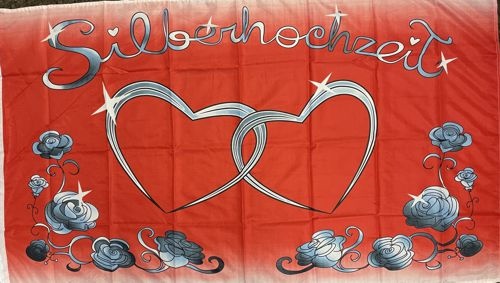 Hochzeit Silberhochzeit - preiswerte Alternative: 150 x 90 cm