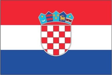 Kroatien - Autofahne