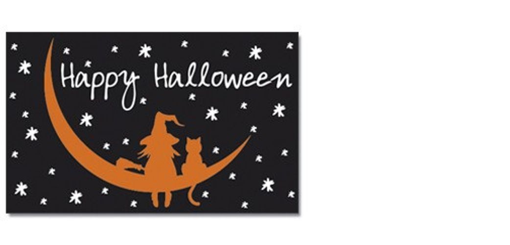 Halloween Mondnacht - preiswerte Alternative: 150 x 90 cm