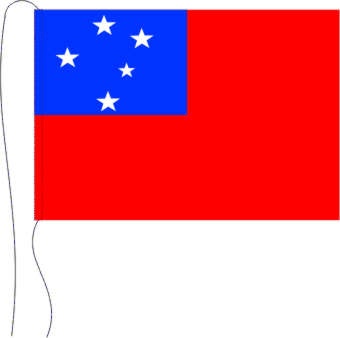 Westsamoa - Tischflagge 25 x 15 cm