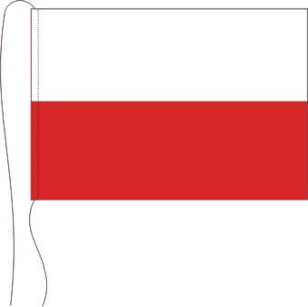 Polen - Tischflagge 25 x 15 cm