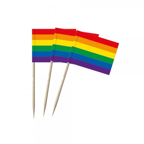 Regenbogen (1 VE = 50 Stück) - Käsepicker