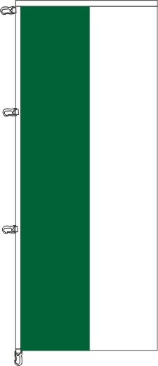 Schützen grün/weiß - Auslegerflagge