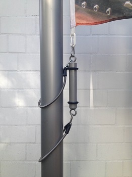 Mastzubehör: Gegengewicht Metallstab grau ca. 1000 g