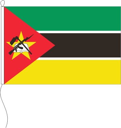 Mosambik - Querformatflagge